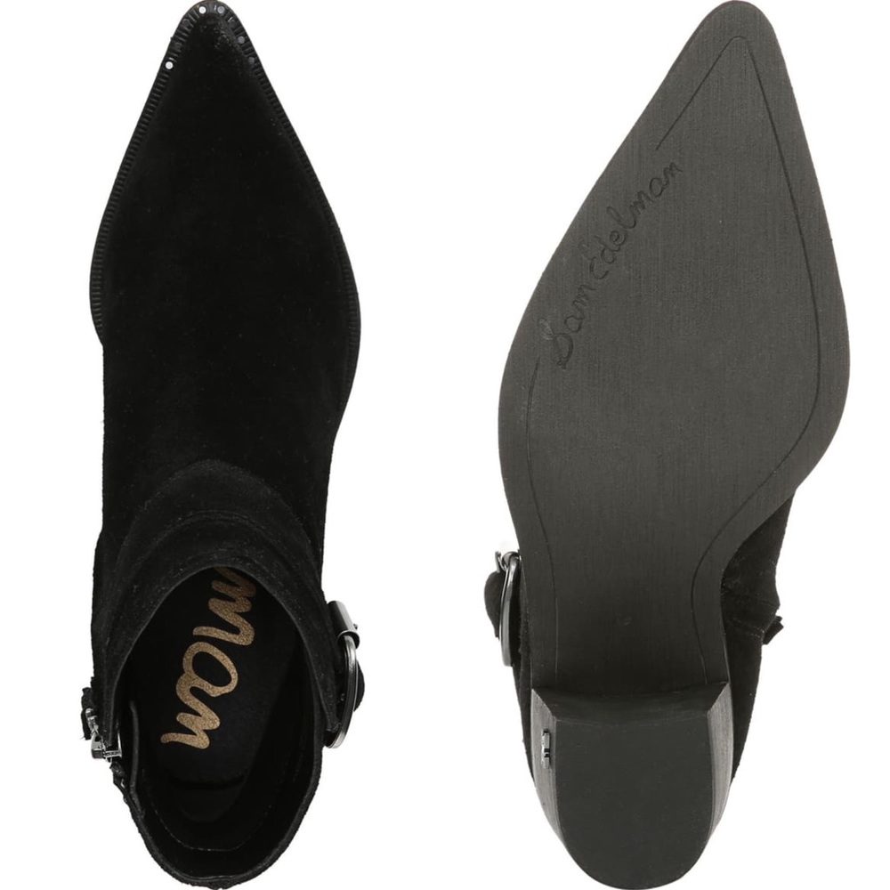 Sam Edelman Leonia Pointed Toe Bootie - Picture 2 of 11